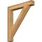 Ekena Millwork Traditional Block Rough Sawn Bracket, Western Red Cedar, 4"W x 30"D x 34"H BKT04X30X34TRA05RWR - alternate 1